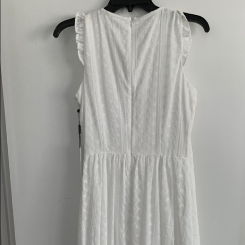 Calvin Klein Eyelet Tier-Hem Dress - Picture 8 of 9
